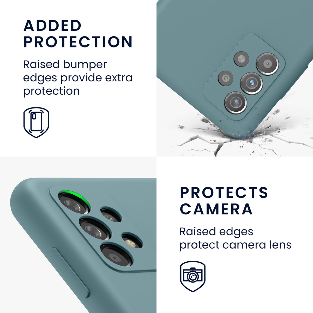 Silikon Handyhülle für Samsung Galaxy A52 / A52 5G / A52s 5G
