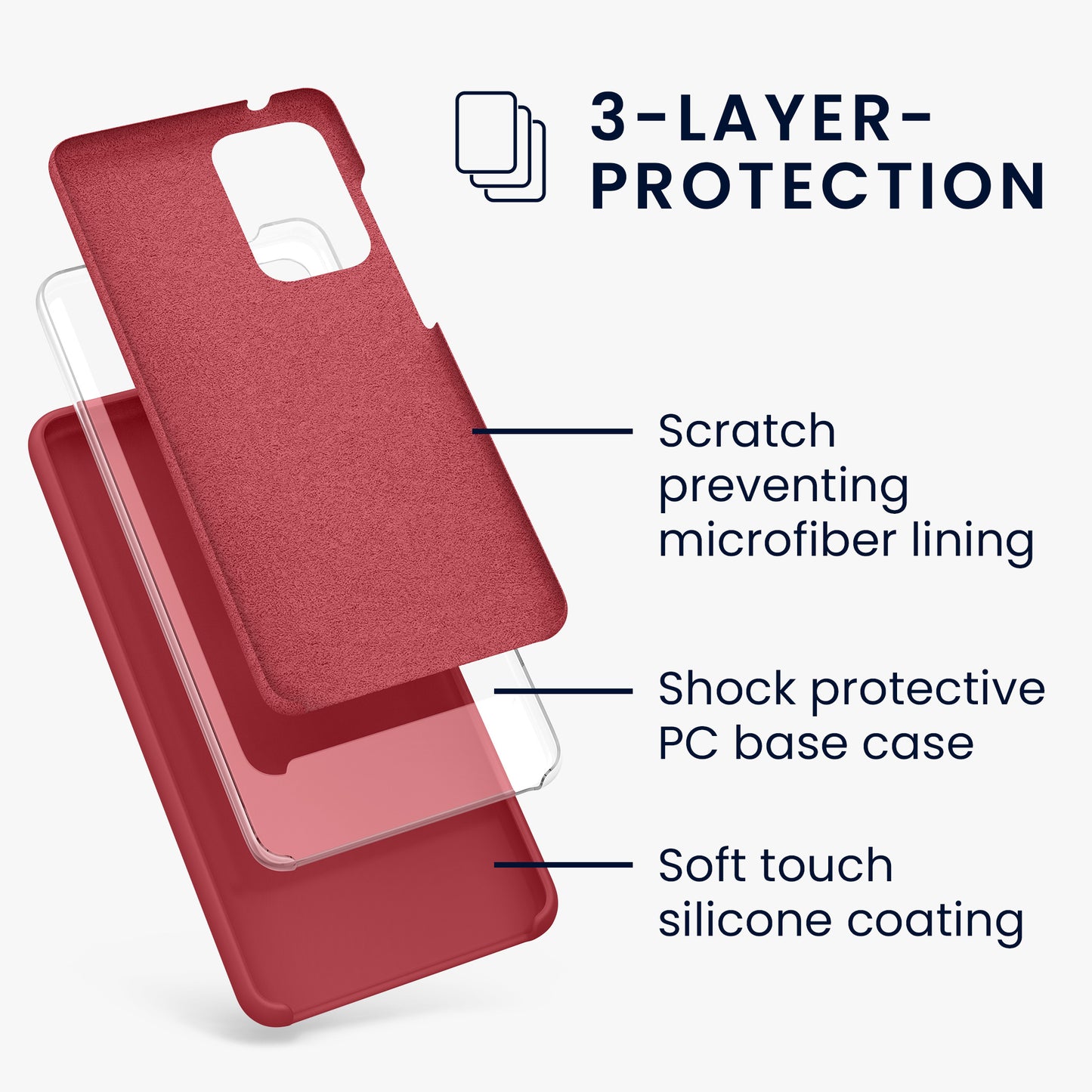 Silikon Handyhülle für Samsung Galaxy A52 / A52 5G / A52s 5G