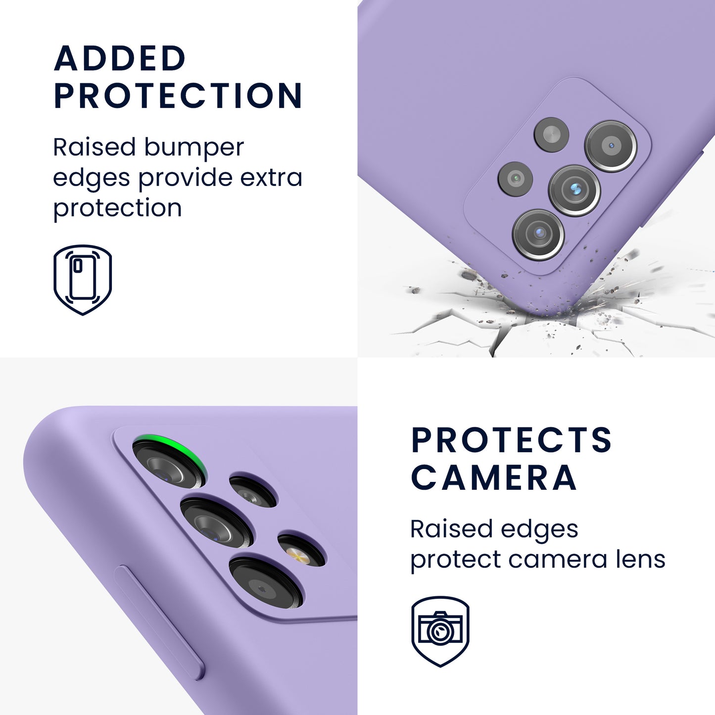 Silikon Handyhülle für Samsung Galaxy A52 / A52 5G / A52s 5G