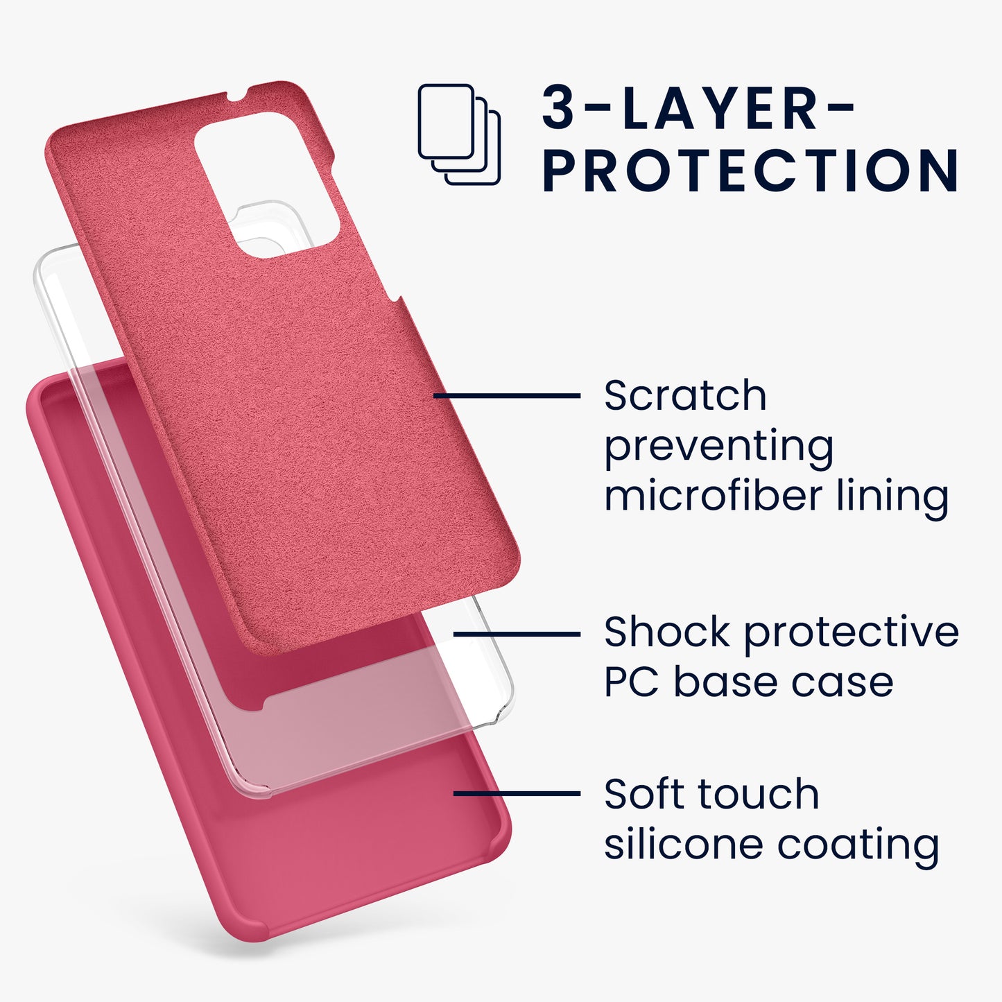 Silikon Handyhülle für Samsung Galaxy A52 / A52 5G / A52s 5G