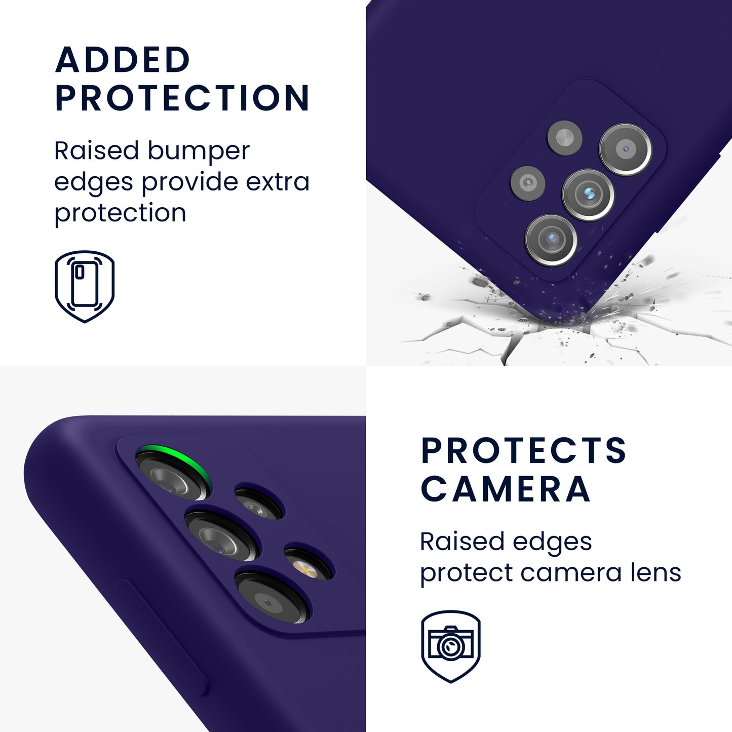 Silikon Handyhülle für Samsung Galaxy A52 / A52 5G / A52s 5G