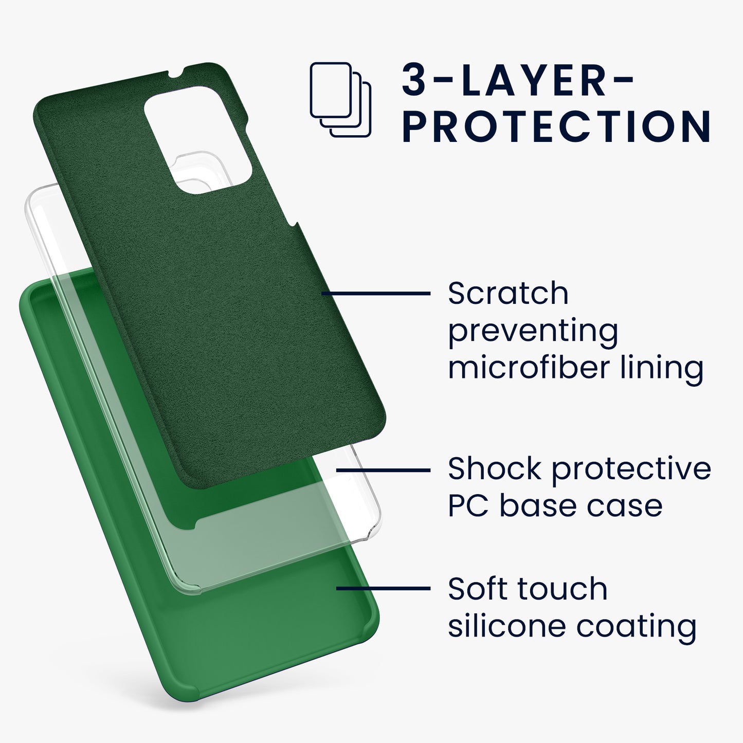 Silikon Handyhülle für Samsung Galaxy A52 / A52 5G / A52s 5G