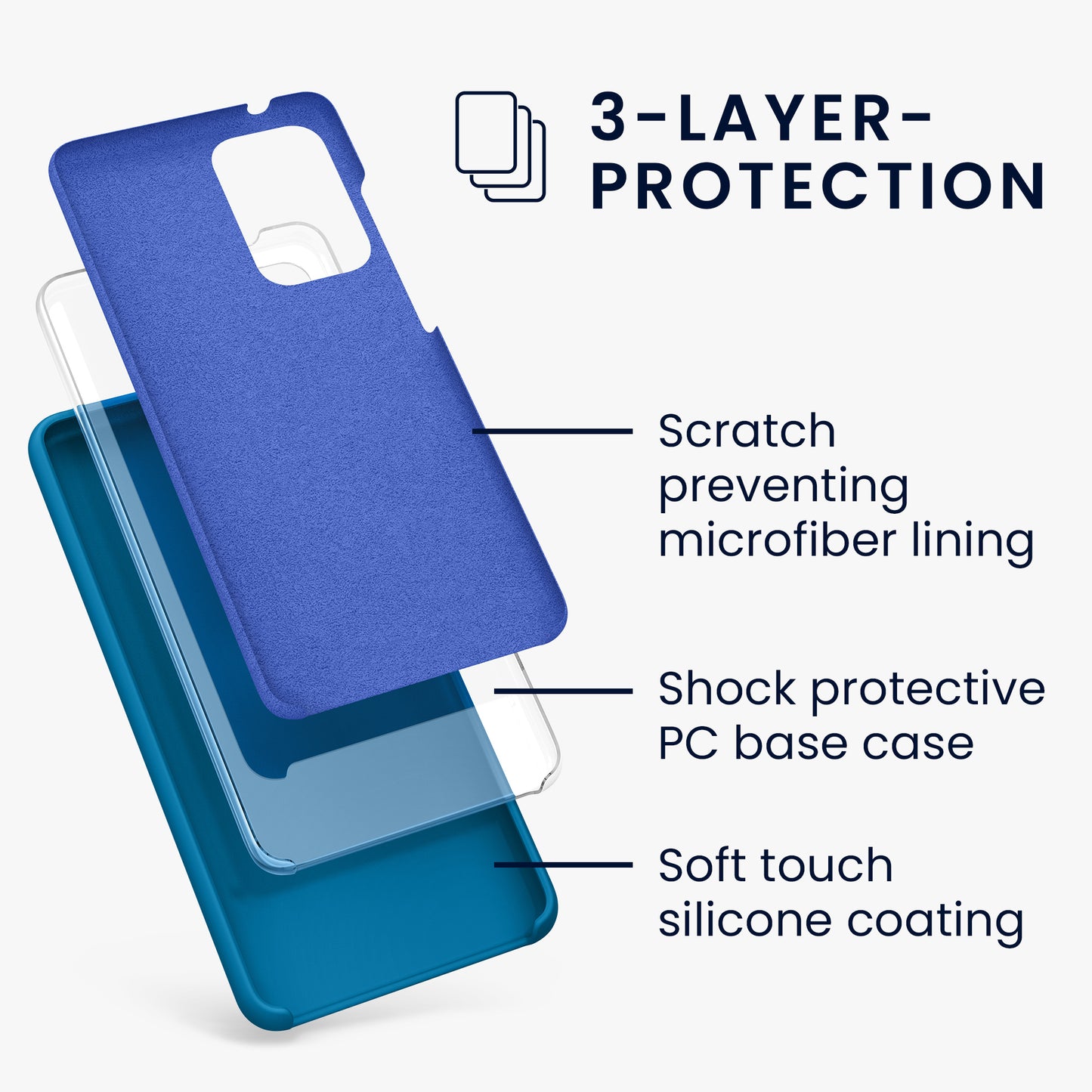 Silikon Handyhülle für Samsung Galaxy A52 / A52 5G / A52s 5G