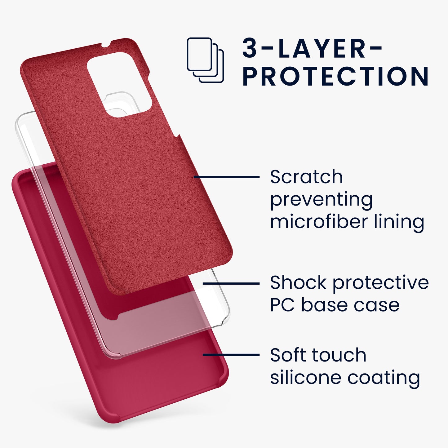 Silikon Handyhülle für Samsung Galaxy A52 / A52 5G / A52s 5G