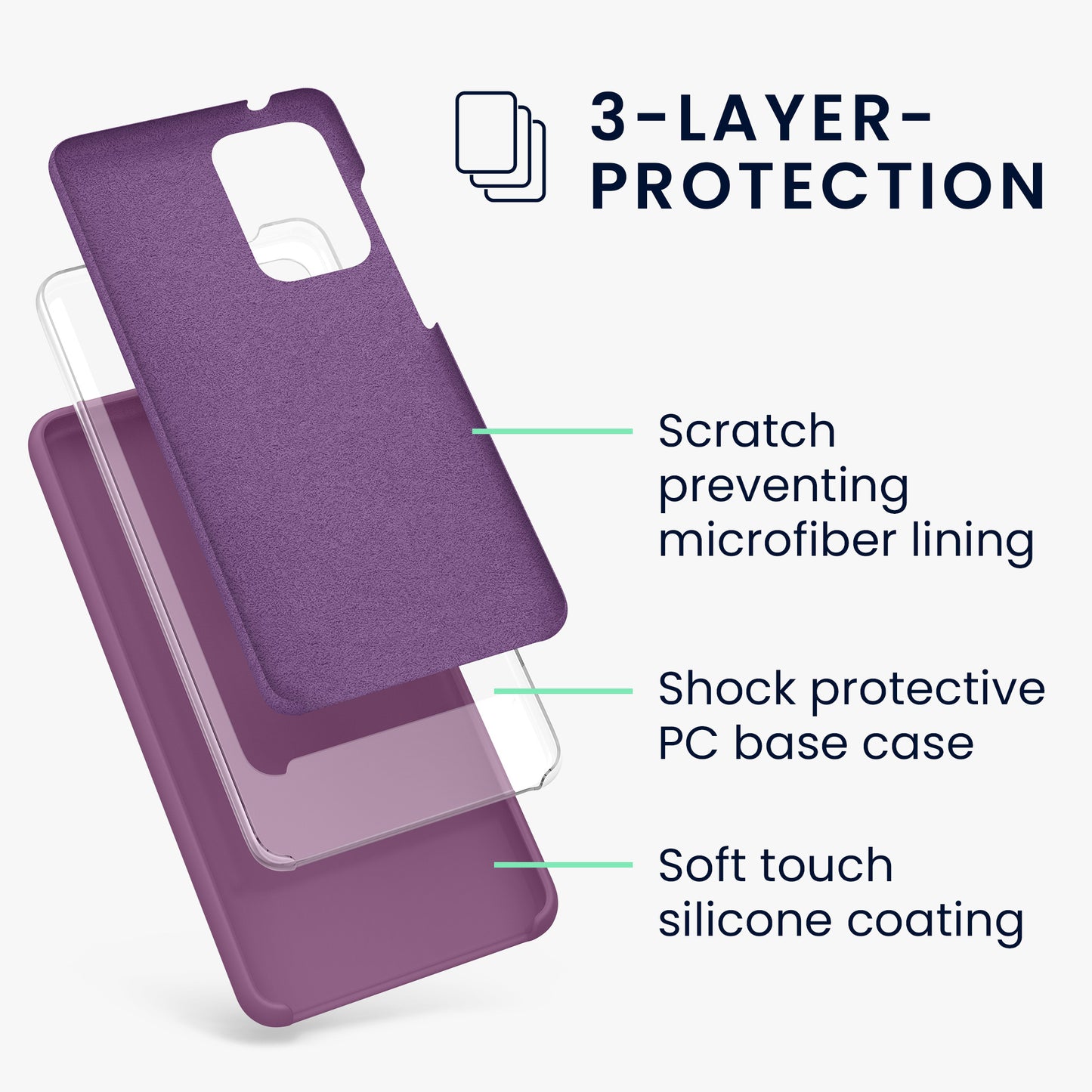 Silikon Handyhülle für Samsung Galaxy A52 / A52 5G / A52s 5G