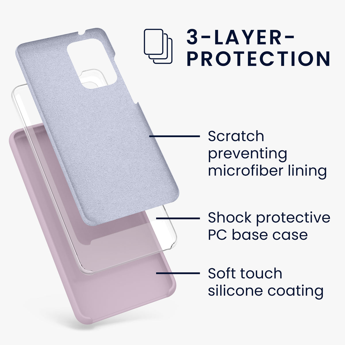 Silikon Handyhülle für Samsung Galaxy A52 / A52 5G / A52s 5G