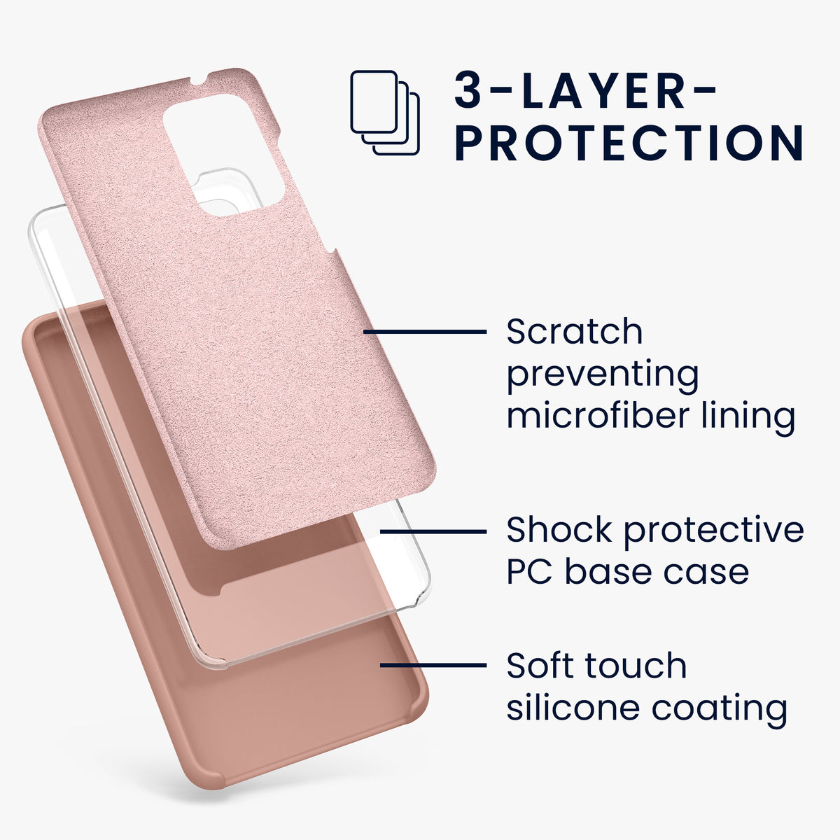 Silikon Handyhülle für Samsung Galaxy A52 / A52 5G / A52s 5G