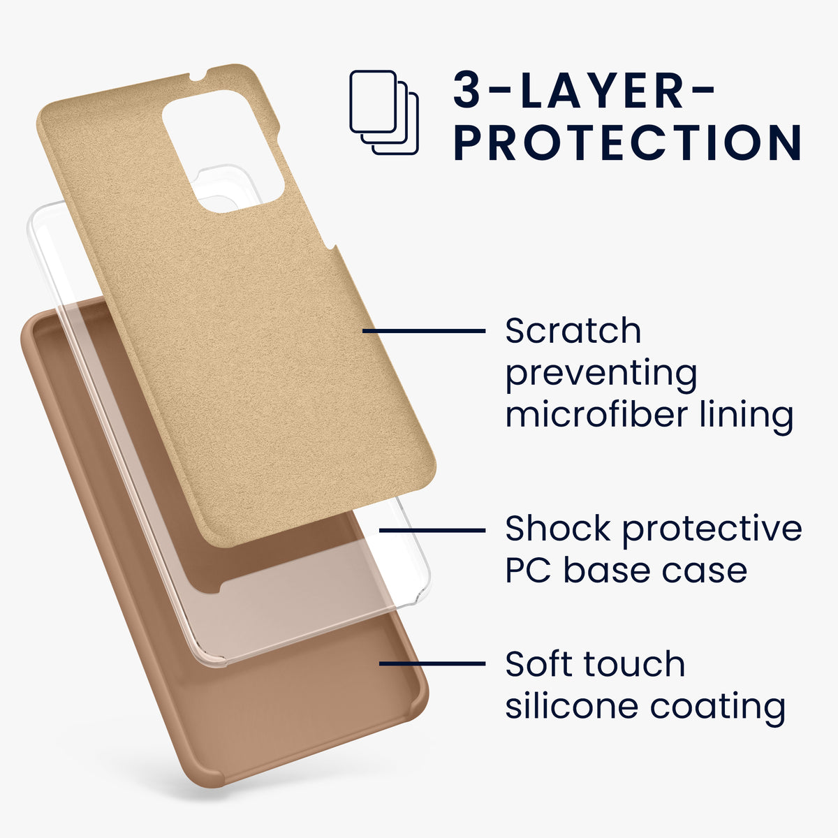 Silikon Handyhülle für Samsung Galaxy A52 / A52 5G / A52s 5G