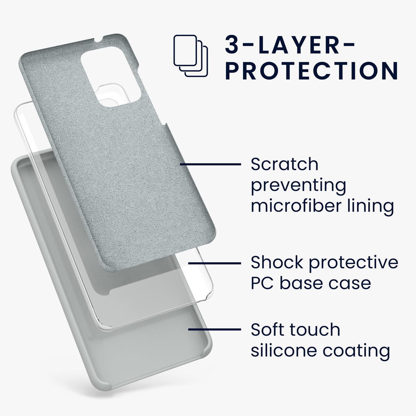 Silikon Handyhülle für Samsung Galaxy A52 / A52 5G / A52s 5G