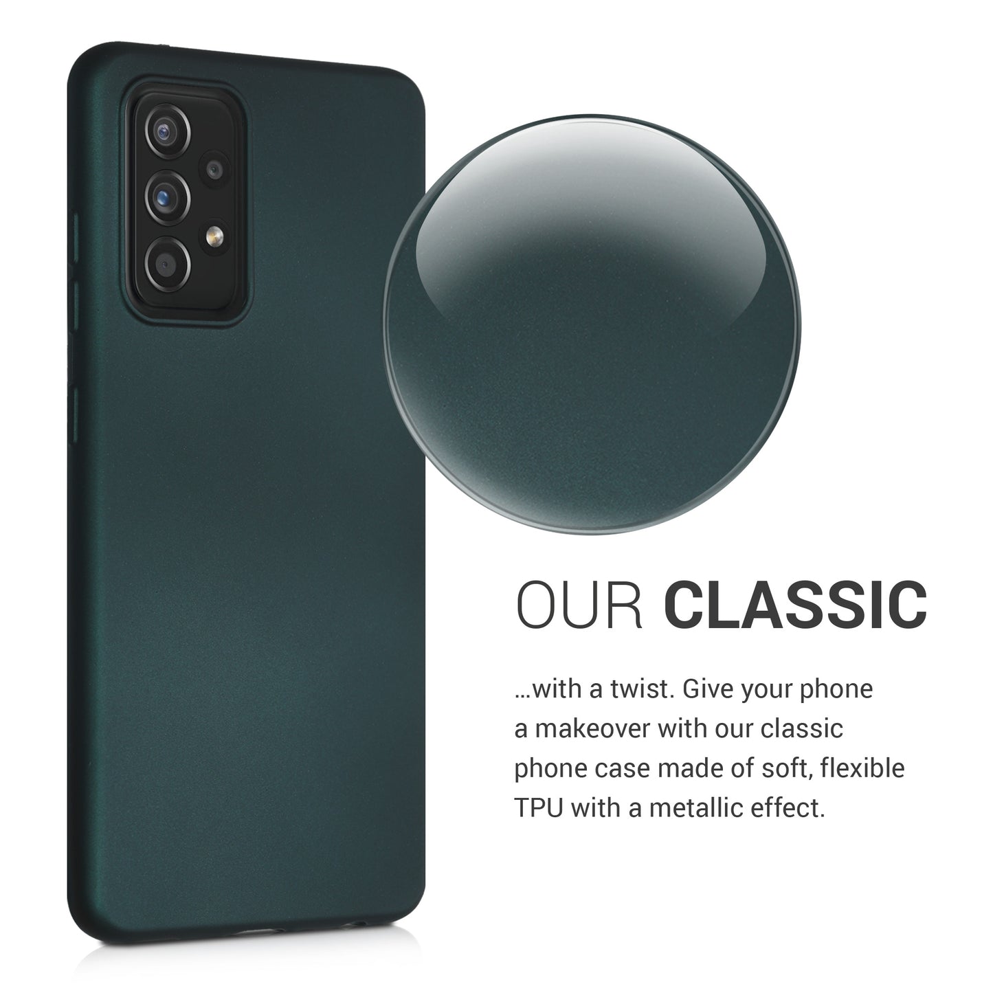 kwmobile Handyhülle für Samsung Galaxy A52 / A52 5G / A52s 5G Hülle - Silikon Case - Schutzhülle Cover