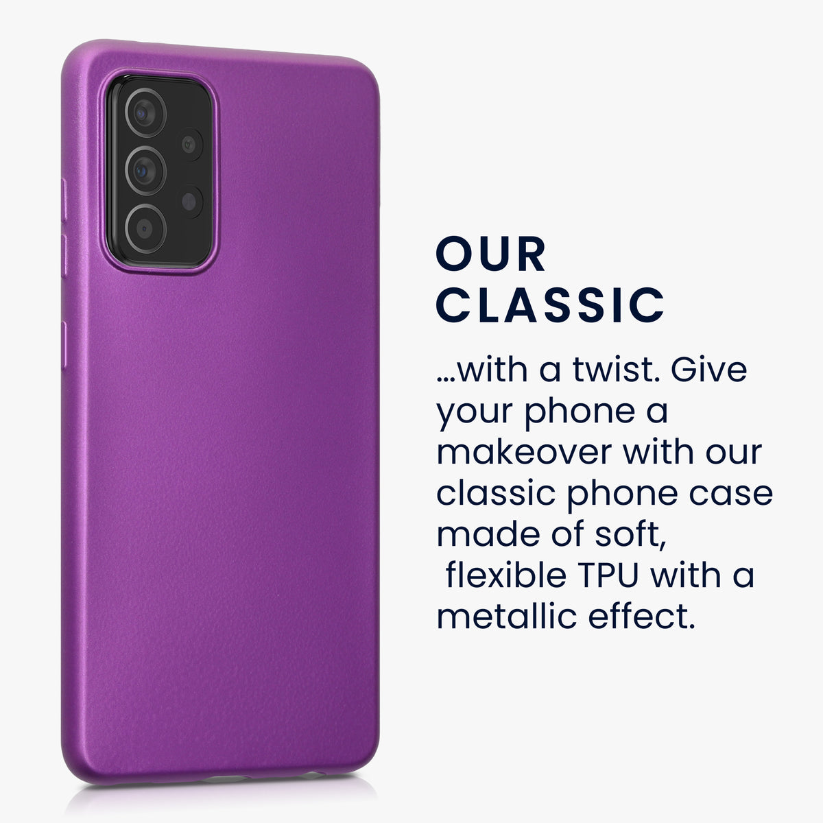 kwmobile Handyhülle für Samsung Galaxy A52 / A52 5G / A52s 5G Hülle - Silikon Case - Schutzhülle Cover