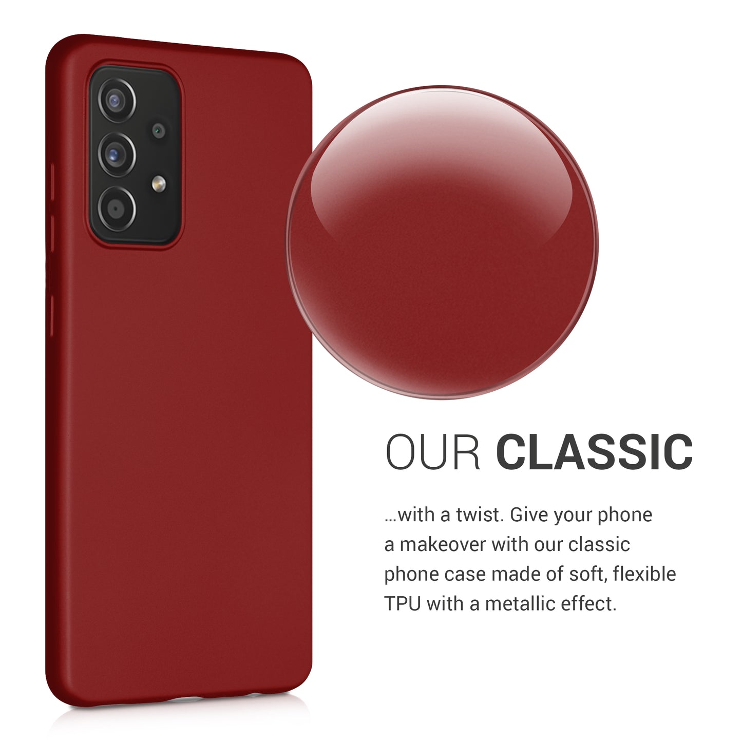 kwmobile Handyhülle für Samsung Galaxy A52 / A52 5G / A52s 5G Hülle - Silikon Case - Schutzhülle Cover
