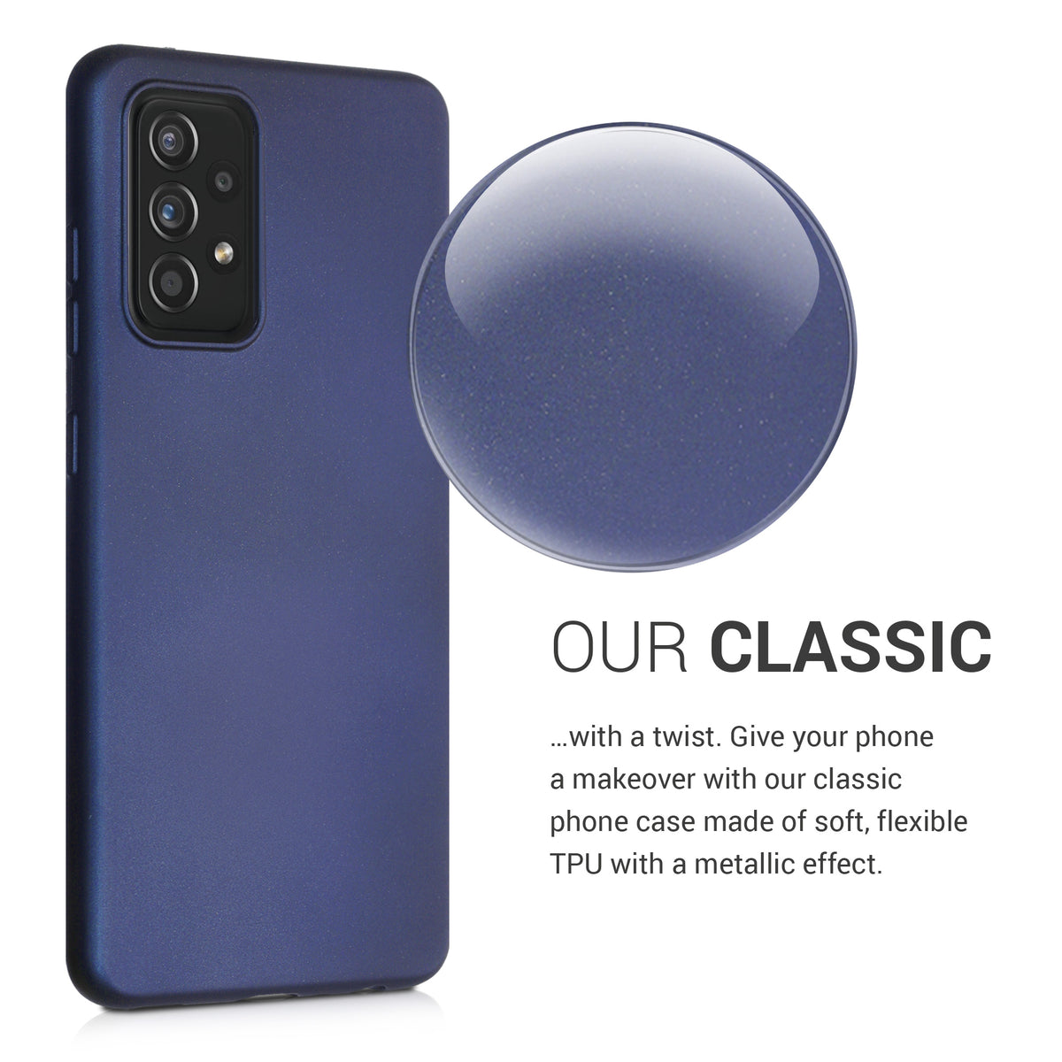 kwmobile Handyhülle für Samsung Galaxy A52 / A52 5G / A52s 5G Hülle - Silikon Case - Schutzhülle Cover