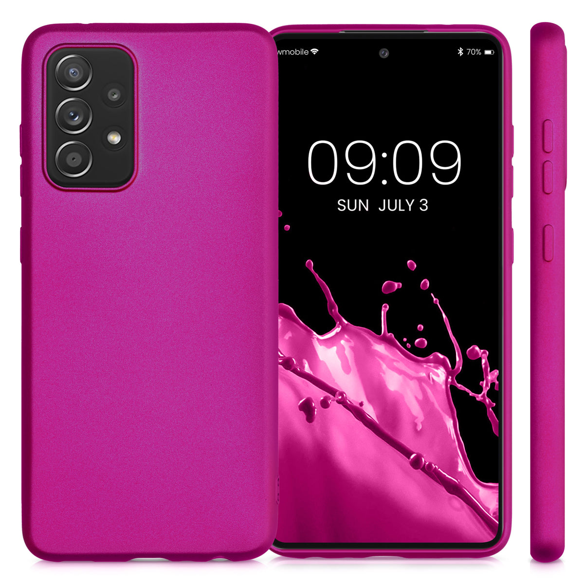 kwmobile Handyhülle für Samsung Galaxy A52 / A52 5G / A52s 5G Hülle - Silikon Case - Schutzhülle Cover