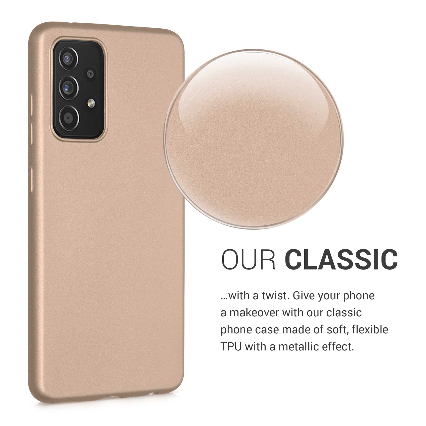kwmobile Handyhülle für Samsung Galaxy A52 / A52 5G / A52s 5G Hülle - Silikon Case - Schutzhülle Cover