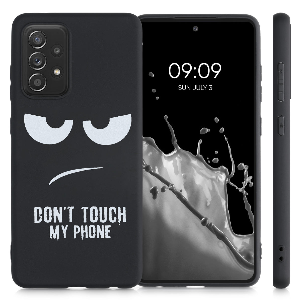 Silikon Handyhülle für Samsung Galaxy A52 / A52 5G / A52s 5G Don't Touch My Phone