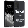 Silikon Handyhülle für Samsung Galaxy A52 / A52 5G / A52s 5G Don't Touch My Phone