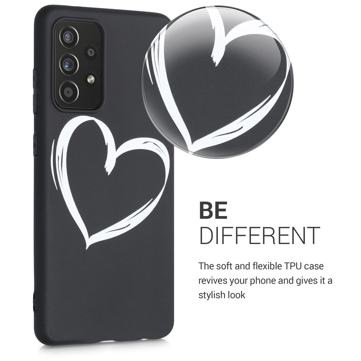 Silikon Handyhülle für Samsung Galaxy A52 / A52 5G / A52s 5G Don't Touch My Phone