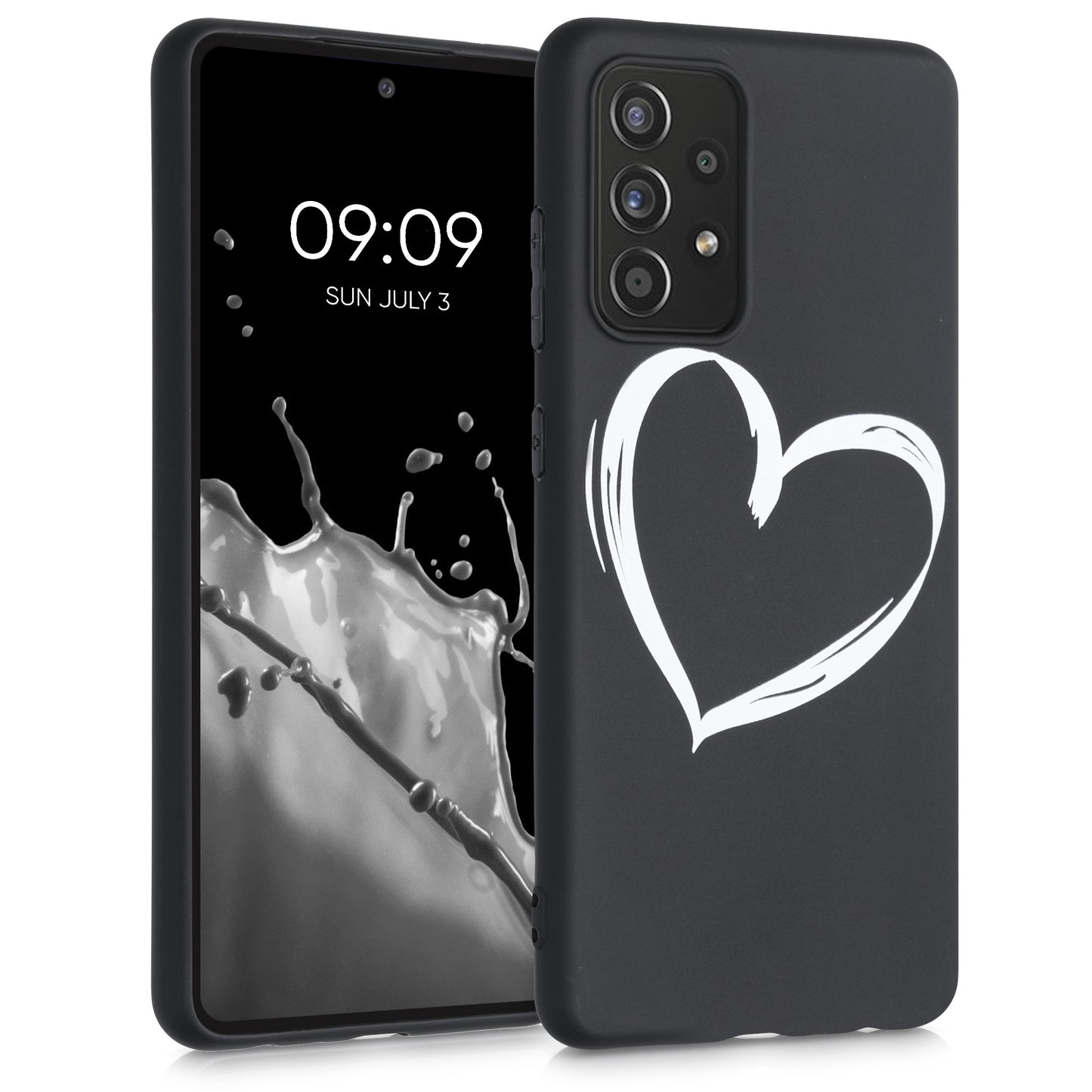 Silikon Handyhülle für Samsung Galaxy A52 / A52 5G / A52s 5G Don't Touch My Phone