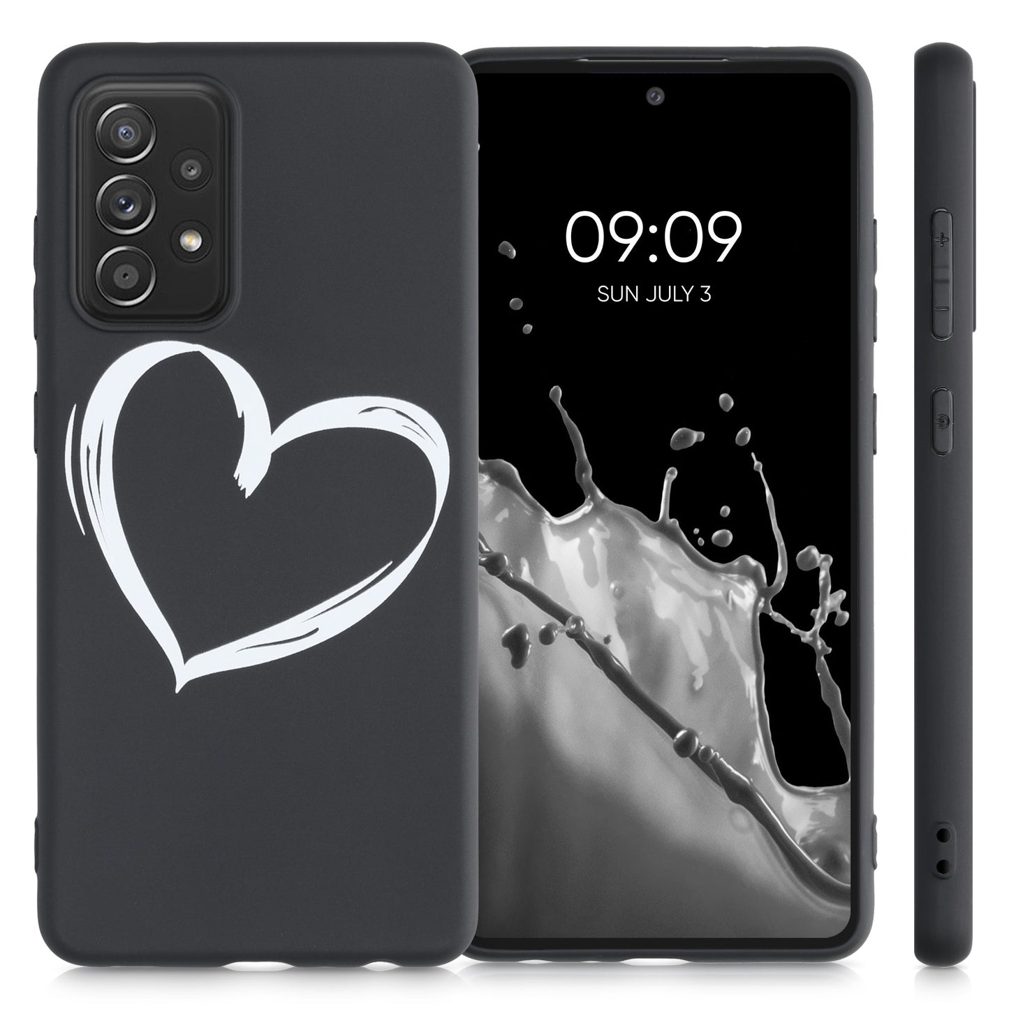 Silikon Handyhülle für Samsung Galaxy A52 / A52 5G / A52s 5G Don't Touch My Phone