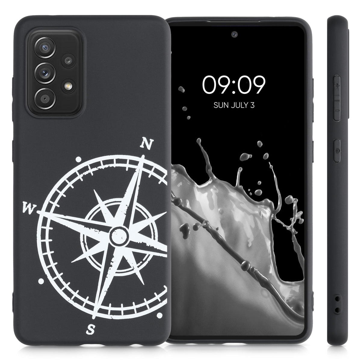Silikon Handyhülle für Samsung Galaxy A52 / A52 5G / A52s 5G Don't Touch My Phone