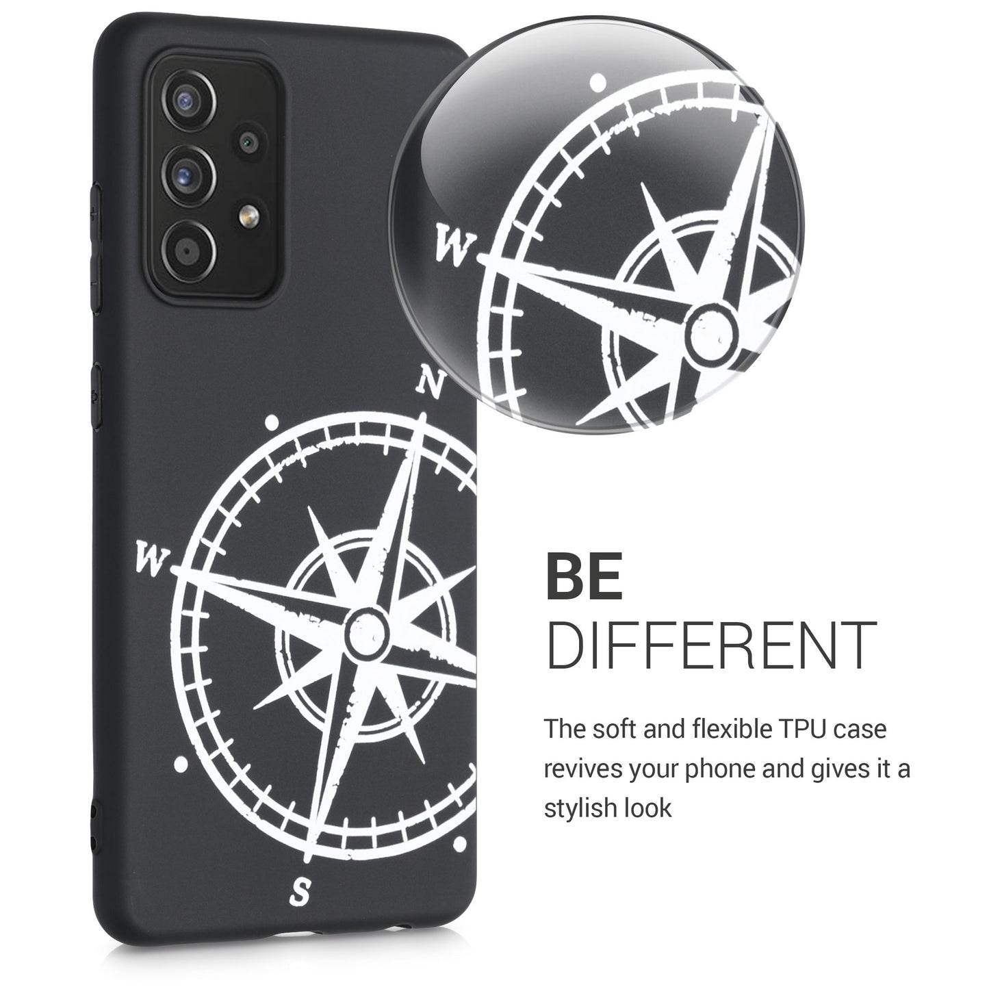 Silikon Handyhülle für Samsung Galaxy A52 / A52 5G / A52s 5G Don't Touch My Phone