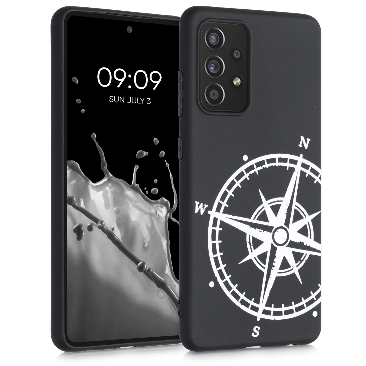 Silikon Handyhülle für Samsung Galaxy A52 / A52 5G / A52s 5G Don't Touch My Phone