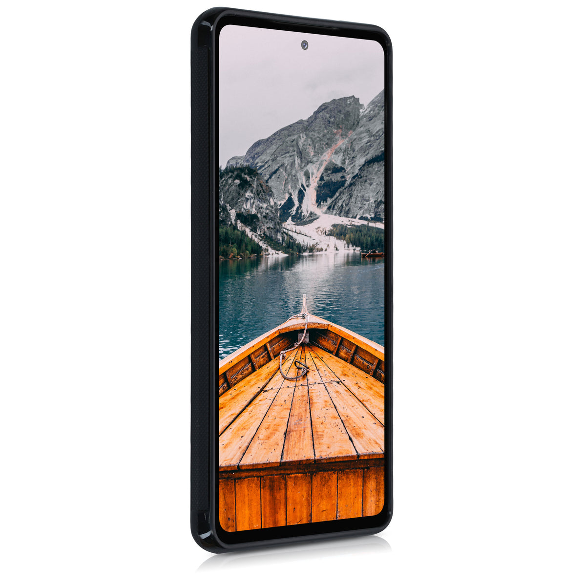Samsung Galaxy S20 FE stoßfestes Hardcase mit TPU Bumper Holz Mandala