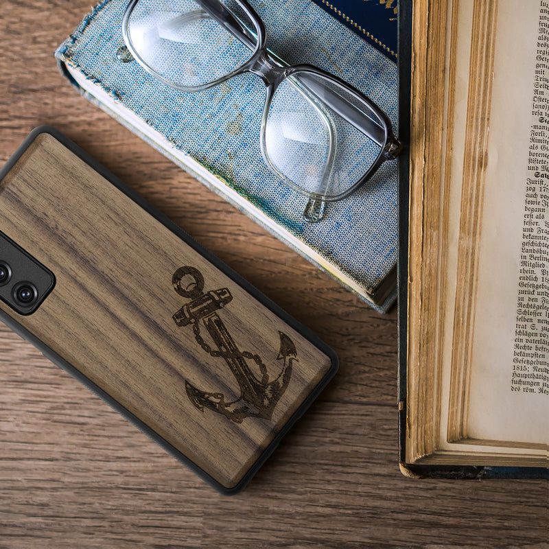 Samsung Galaxy S20 FE stoßfestes Hardcase mit TPU Bumper Holz Mandala