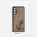 Samsung Galaxy S20 FE stoßfestes Hardcase mit TPU Bumper Holz Mandala