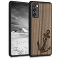 Samsung Galaxy S20 FE stoßfestes Hardcase mit TPU Bumper Holz Mandala