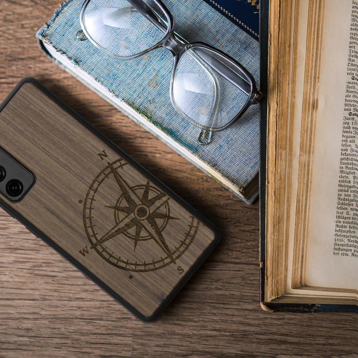 Samsung Galaxy S20 FE stoßfestes Hardcase mit TPU Bumper Holz Mandala