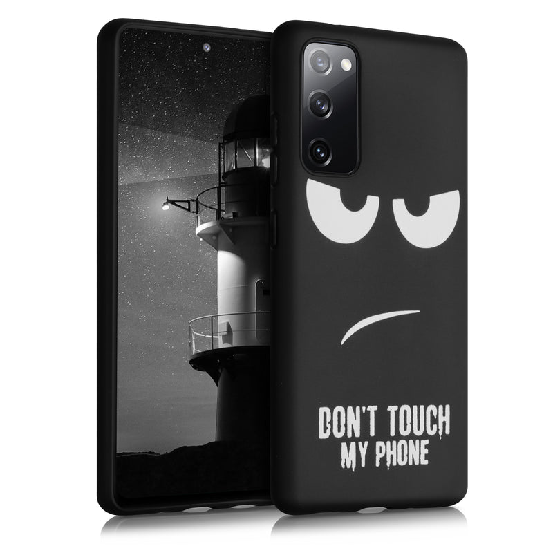 Samsung Galaxy S20 FE Silikon Handyhülle Don't Touch My Phone