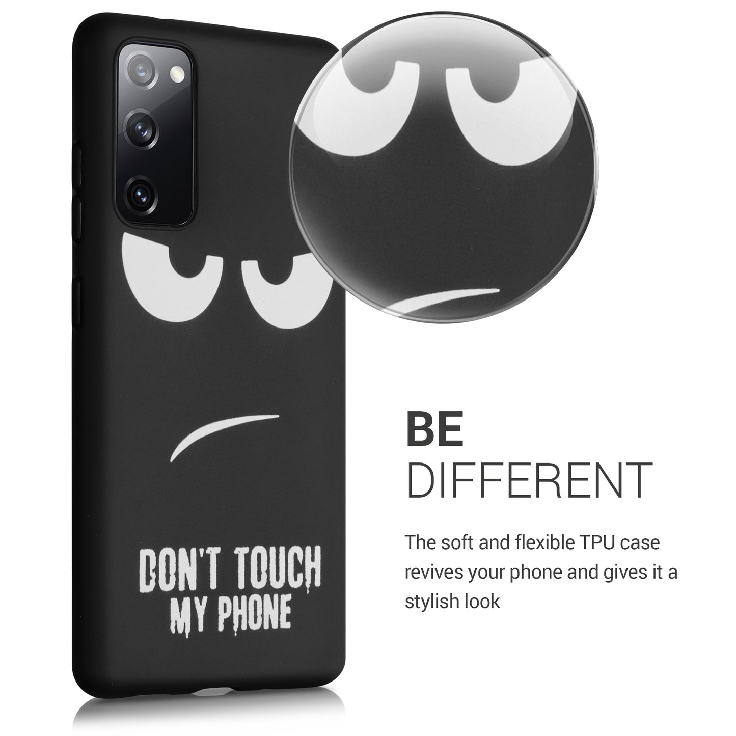 Samsung Galaxy S20 FE Silikon Handyhülle Don't Touch My Phone
