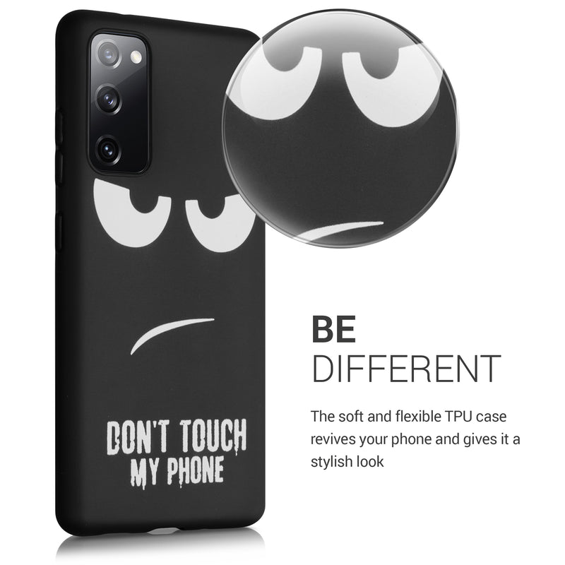 Samsung Galaxy S20 FE Silikon Handyhülle Don't Touch My Phone