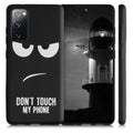 Samsung Galaxy S20 FE Silikon Handyhülle Don't Touch My Phone
