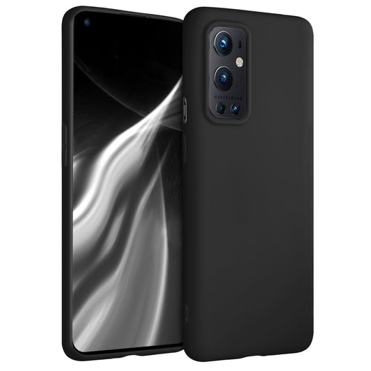 kwmobile Handyhülle für OnePlus 9 Pro Hülle - TPU Case - Kabelloses Laden - Schutzhülle Cover in Schwarz matt Schwarz matt  
