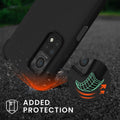 Xiaomi Mi 10T / Mi 10T Pro Matte Silikon Handykette mit Kordel Schwarz