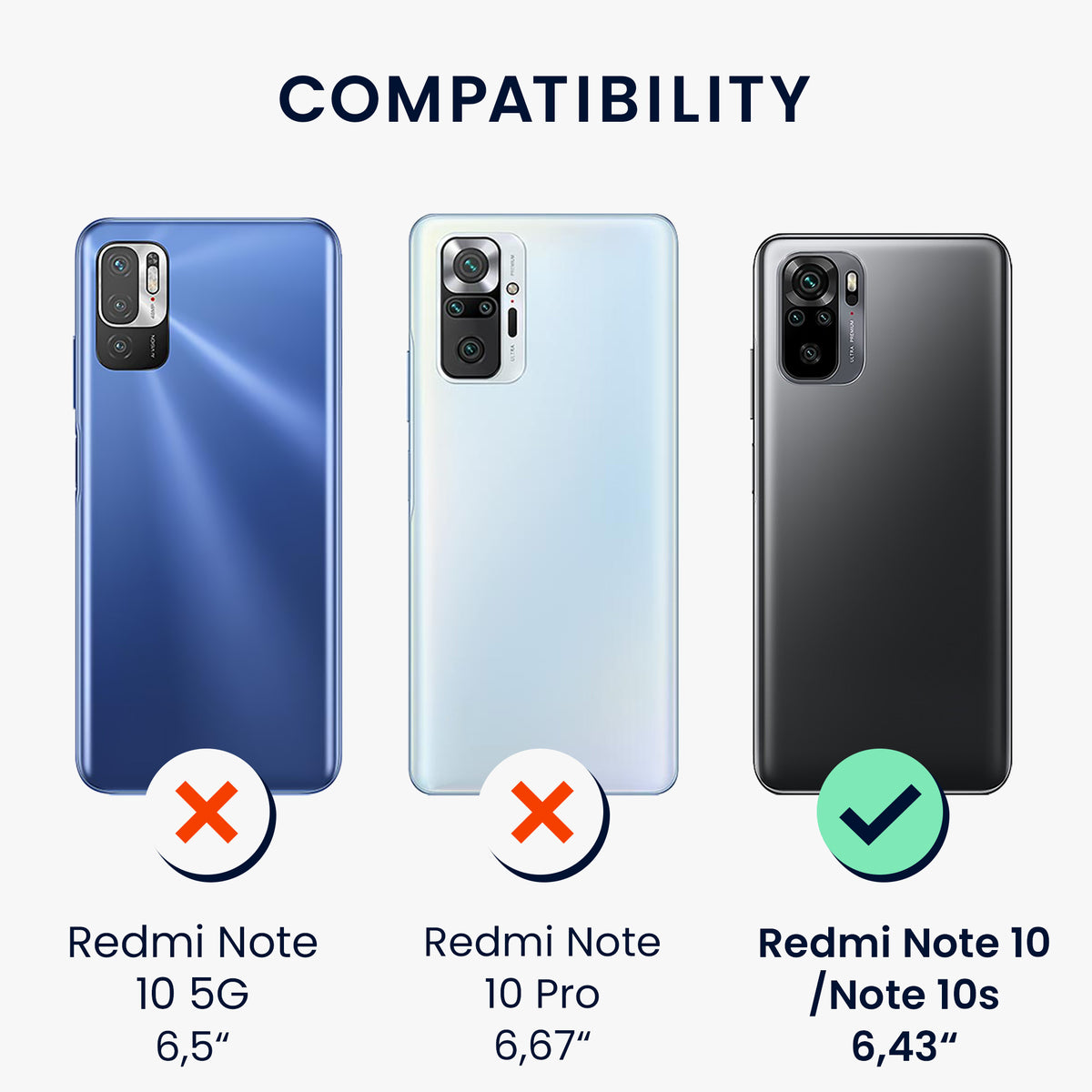Xiaomi Redmi Note 10 / Note 10S metallische Handyhülle