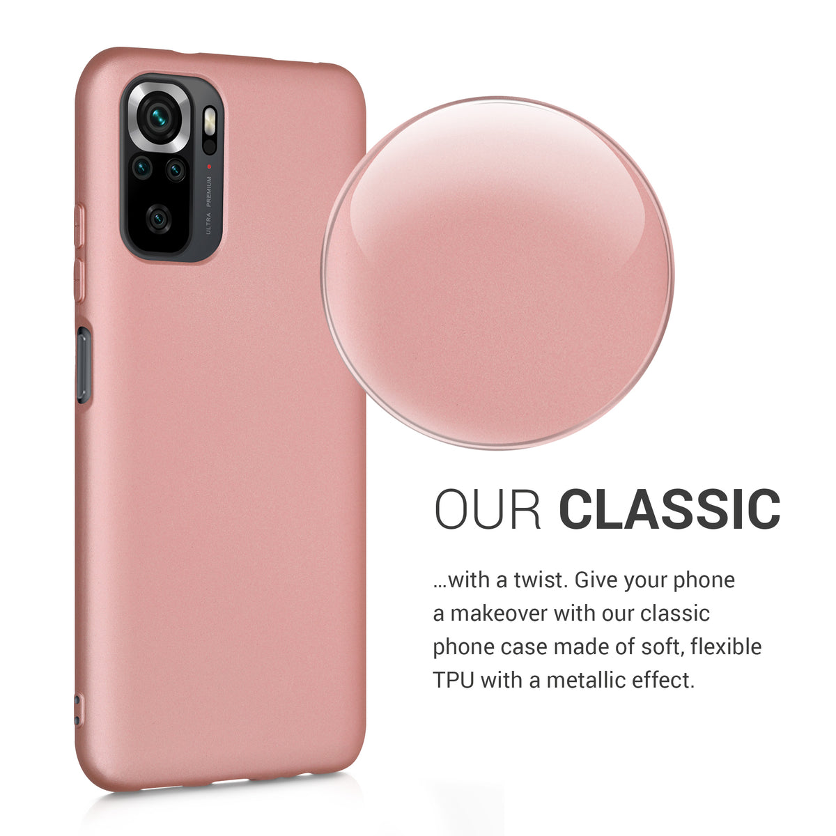 Xiaomi Redmi Note 10 / Note 10S metallische Handyhülle