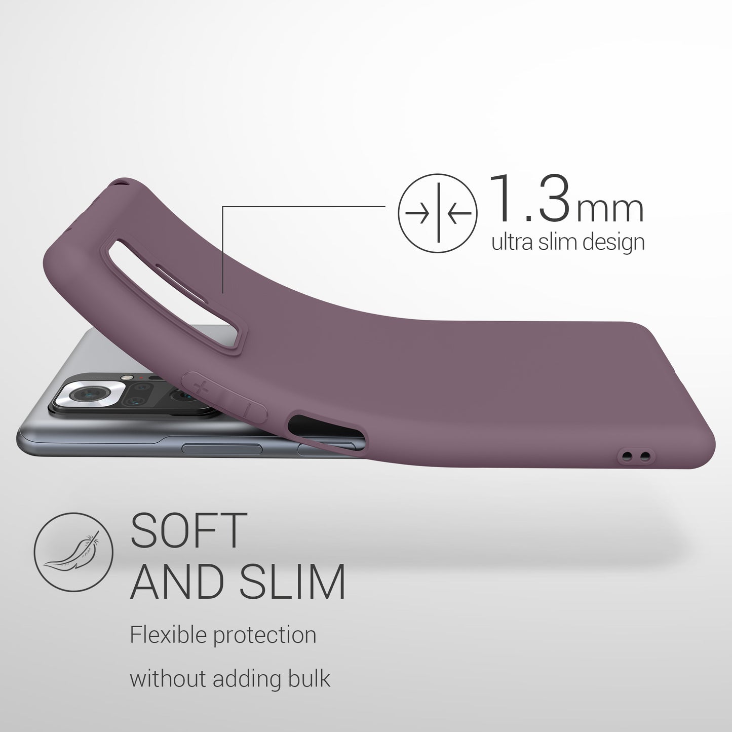 Xiaomi Redmi Note 10 Pro Handyhülle Silikon Matt