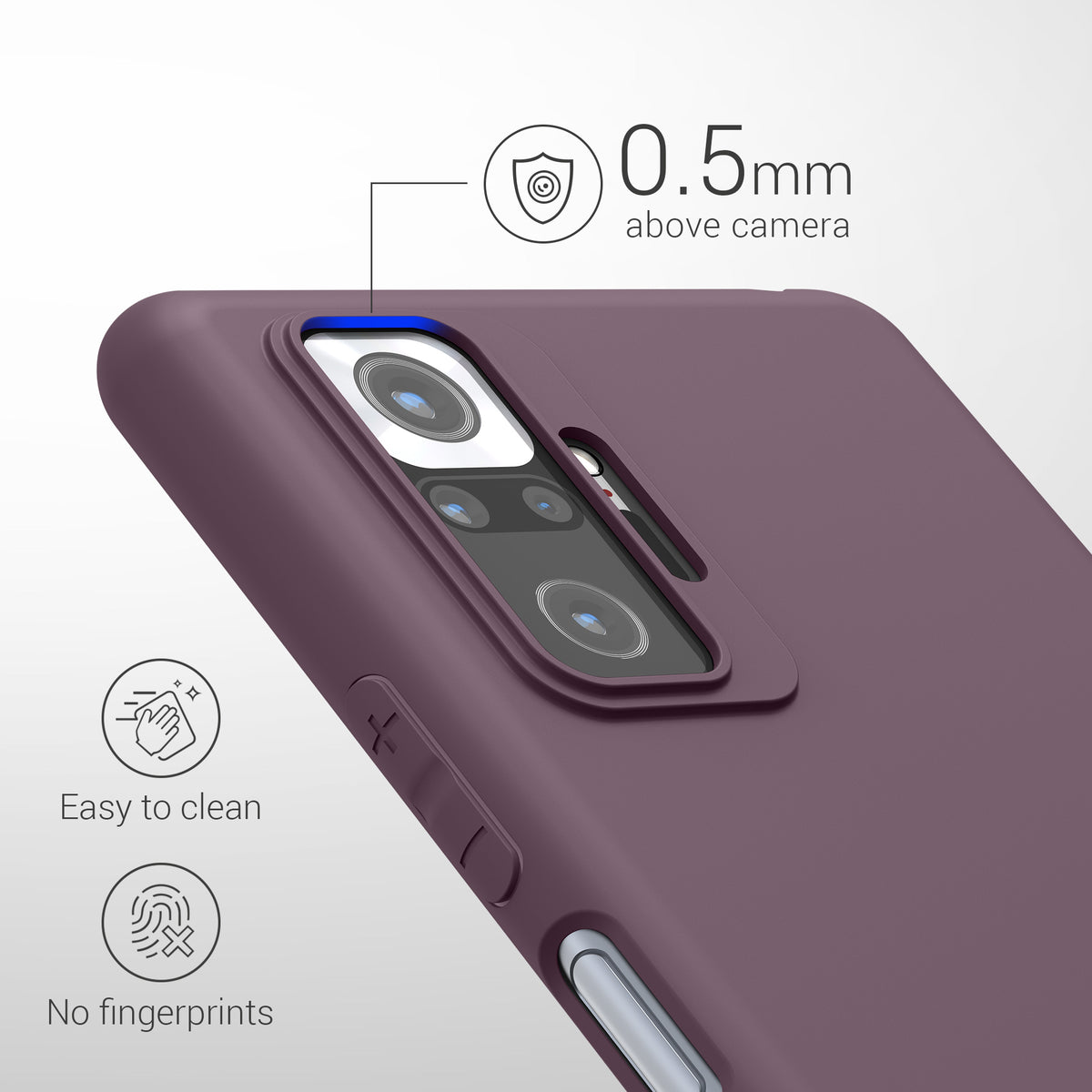 Xiaomi Redmi Note 10 Pro Handyhülle Silikon Matt