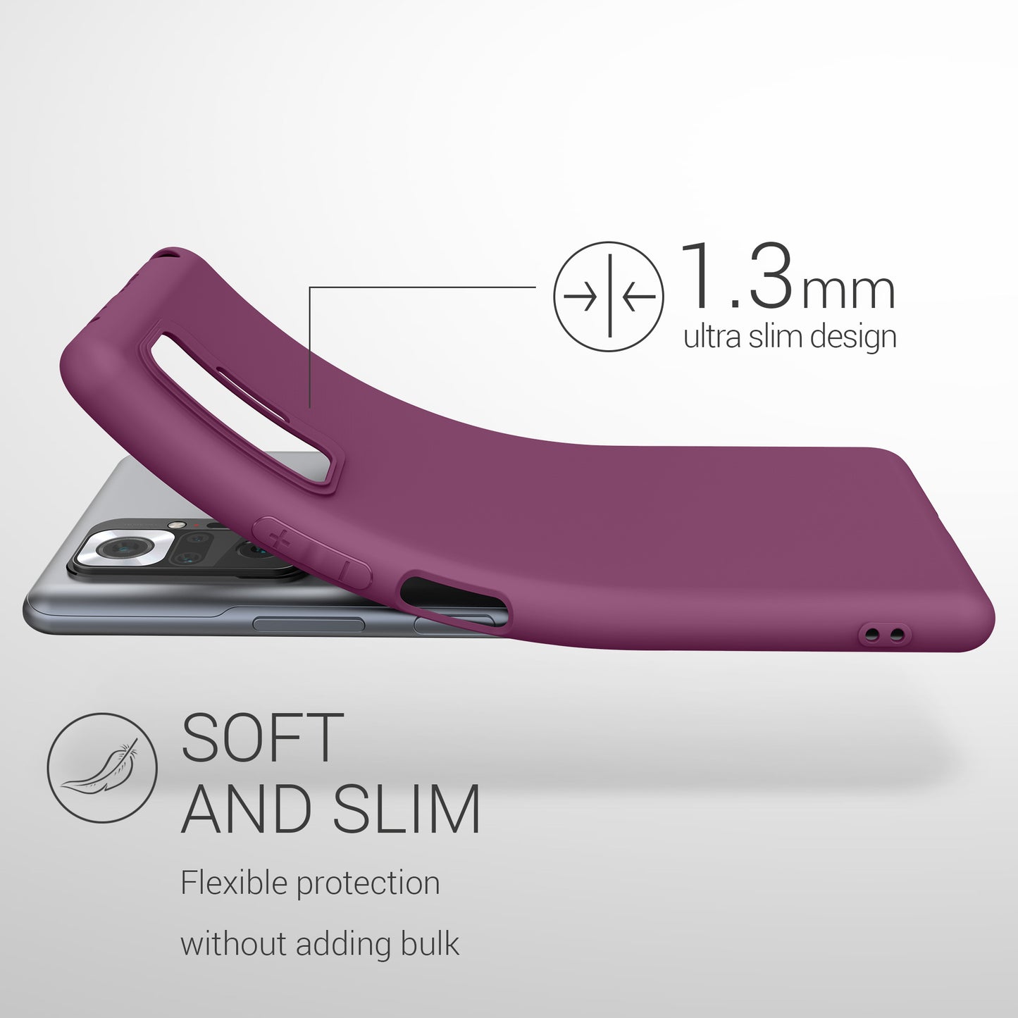Xiaomi Redmi Note 10 Pro Handyhülle Silikon Matt