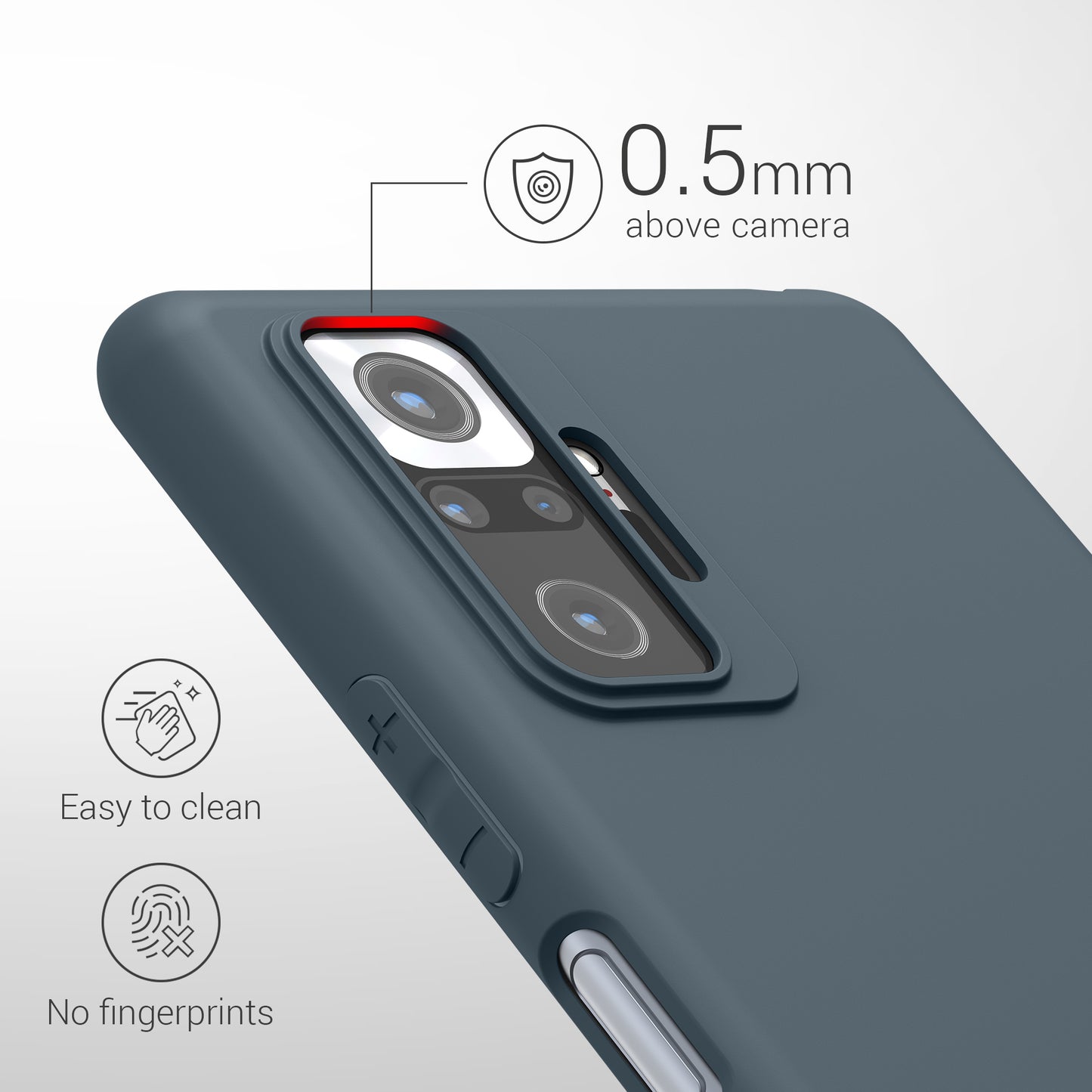 Xiaomi Redmi Note 10 Pro Handyhülle Silikon Matt