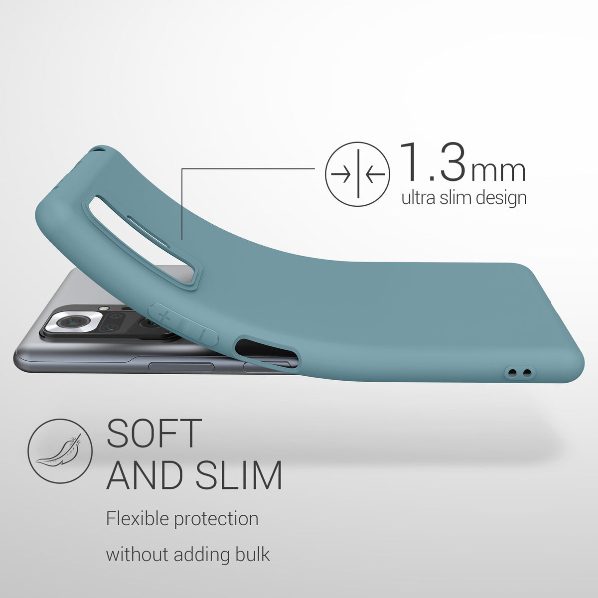 Xiaomi Redmi Note 10 Pro Handyhülle Silikon Matt