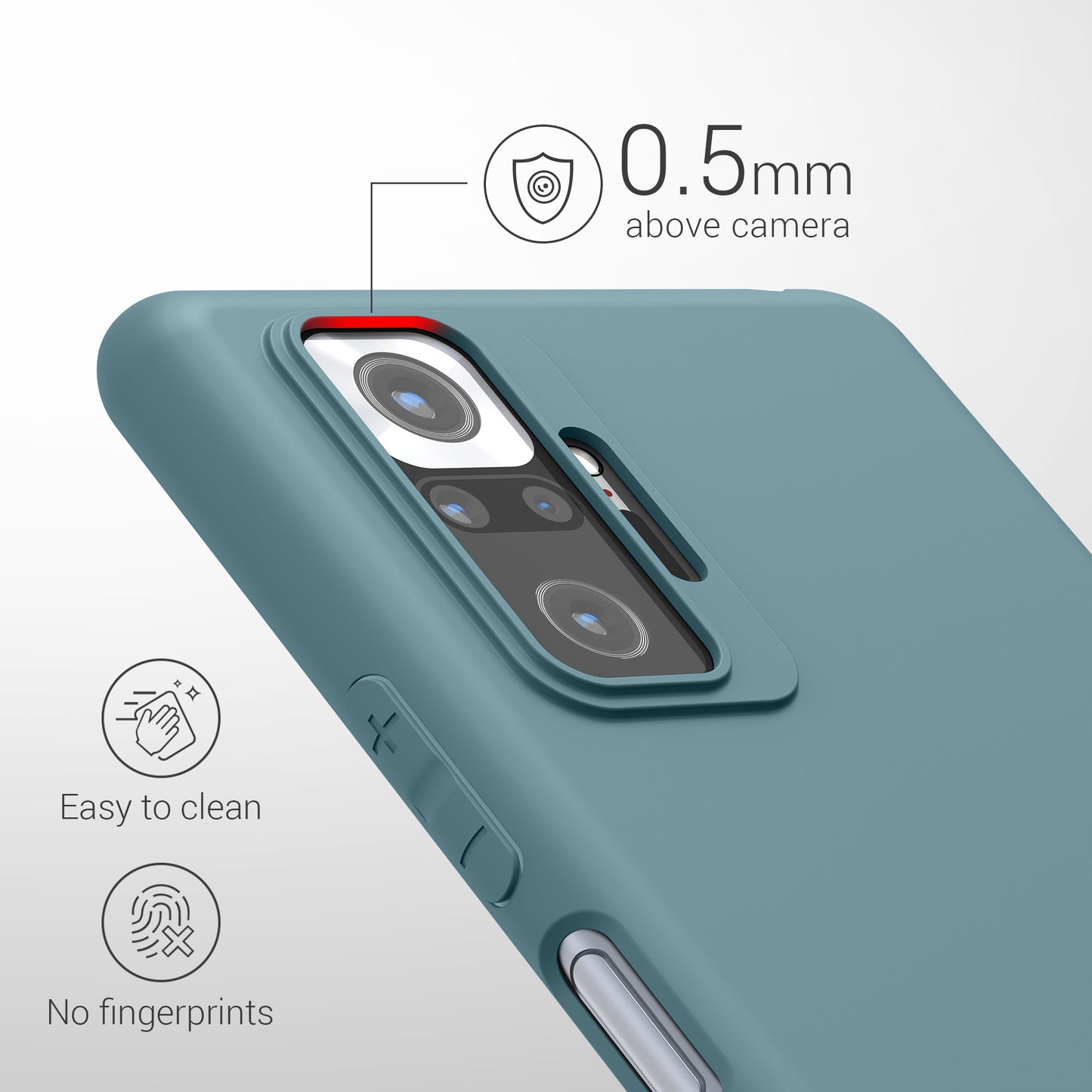 Xiaomi Redmi Note 10 Pro Handyhülle Silikon Matt