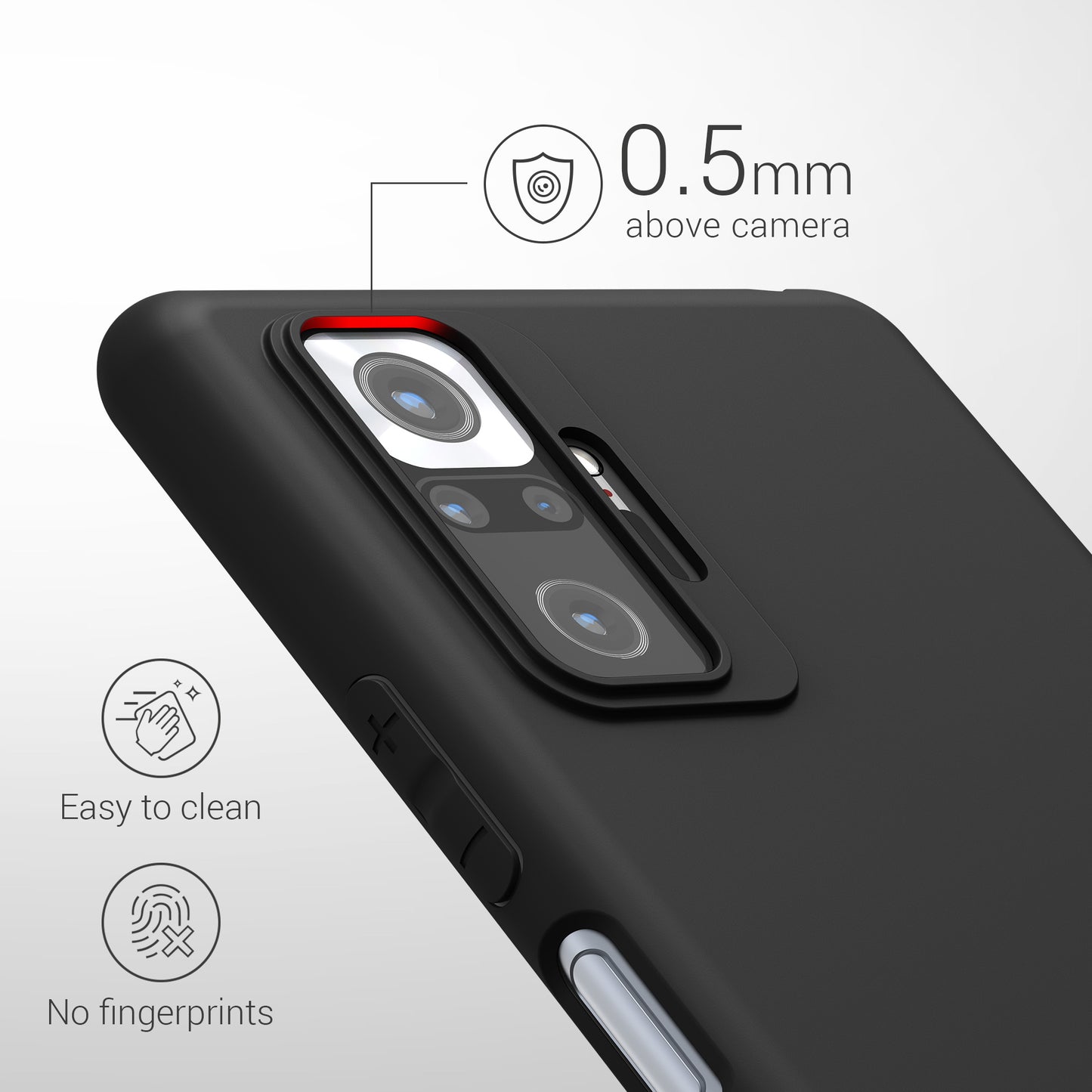 Xiaomi Redmi Note 10 Pro Handyhülle Silikon Matt