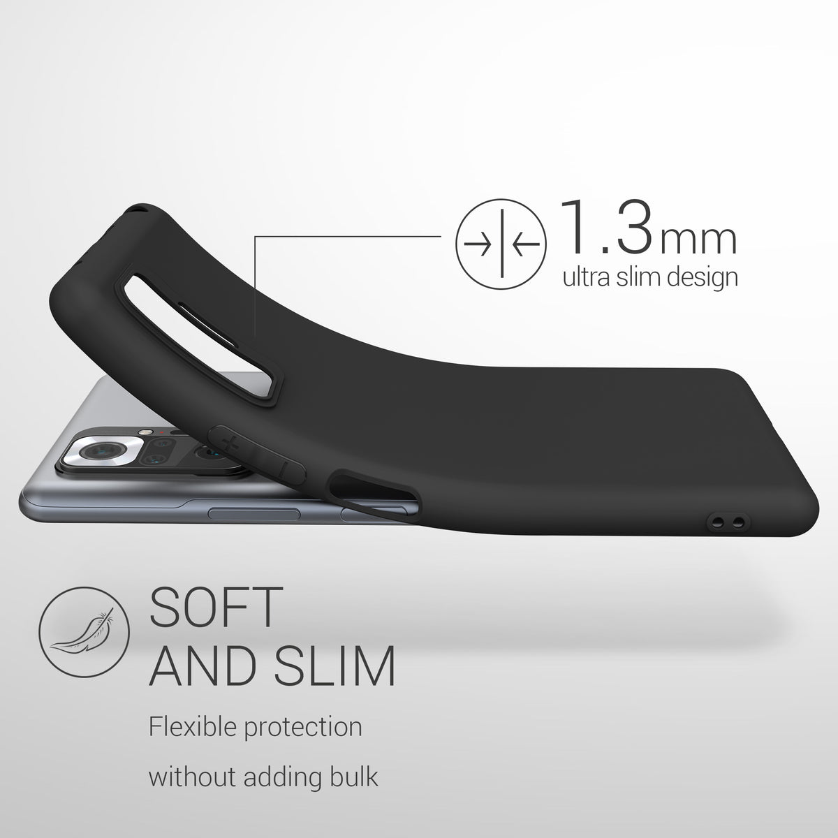 Xiaomi Redmi Note 10 Pro Handyhülle Silikon Matt