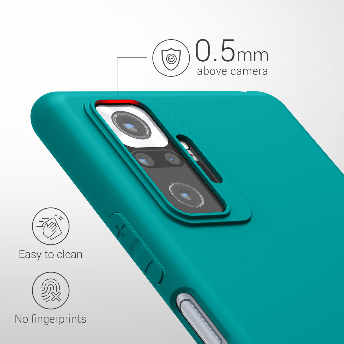 Xiaomi Redmi Note 10 Pro Handyhülle Silikon Matt