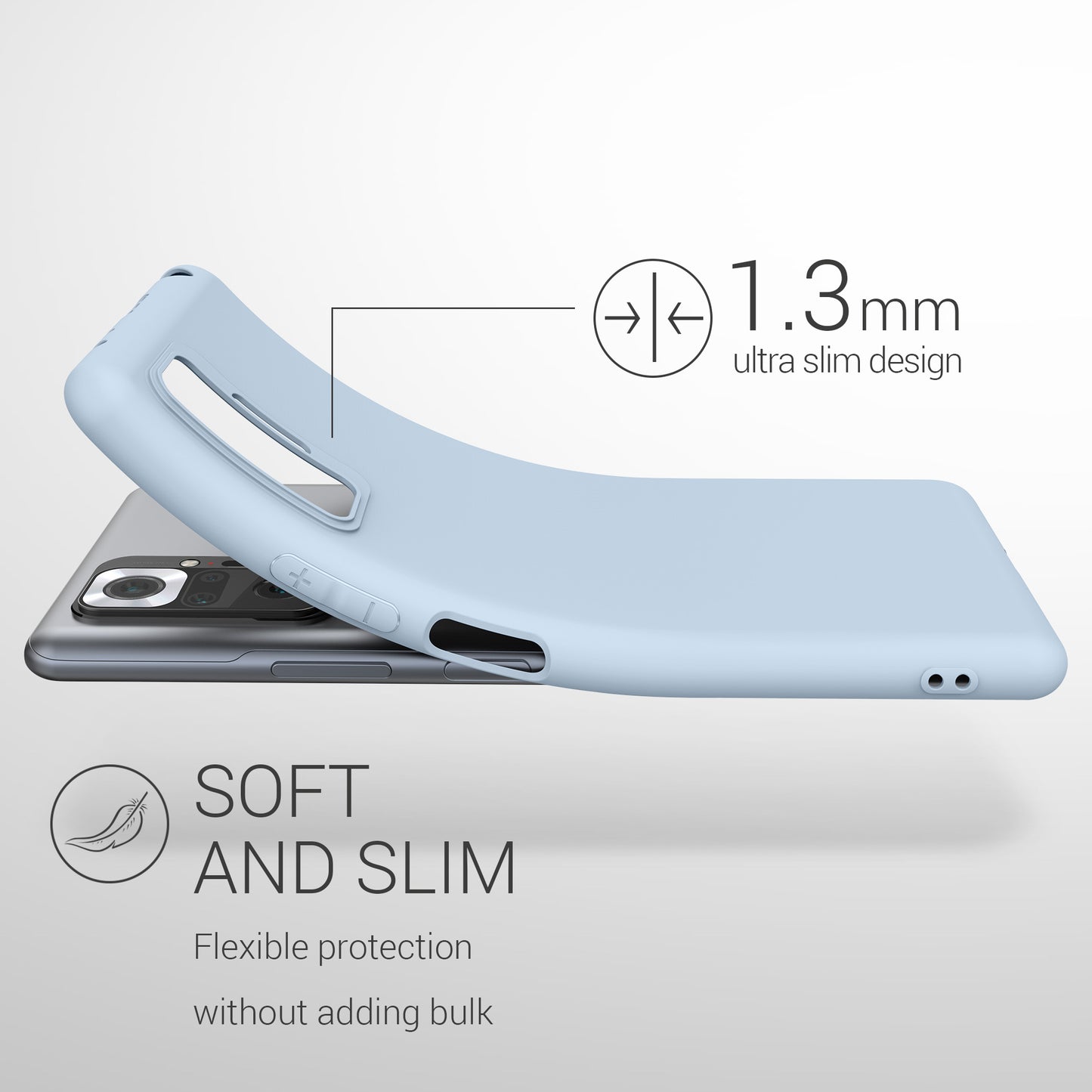 Xiaomi Redmi Note 10 Pro Handyhülle Silikon Matt